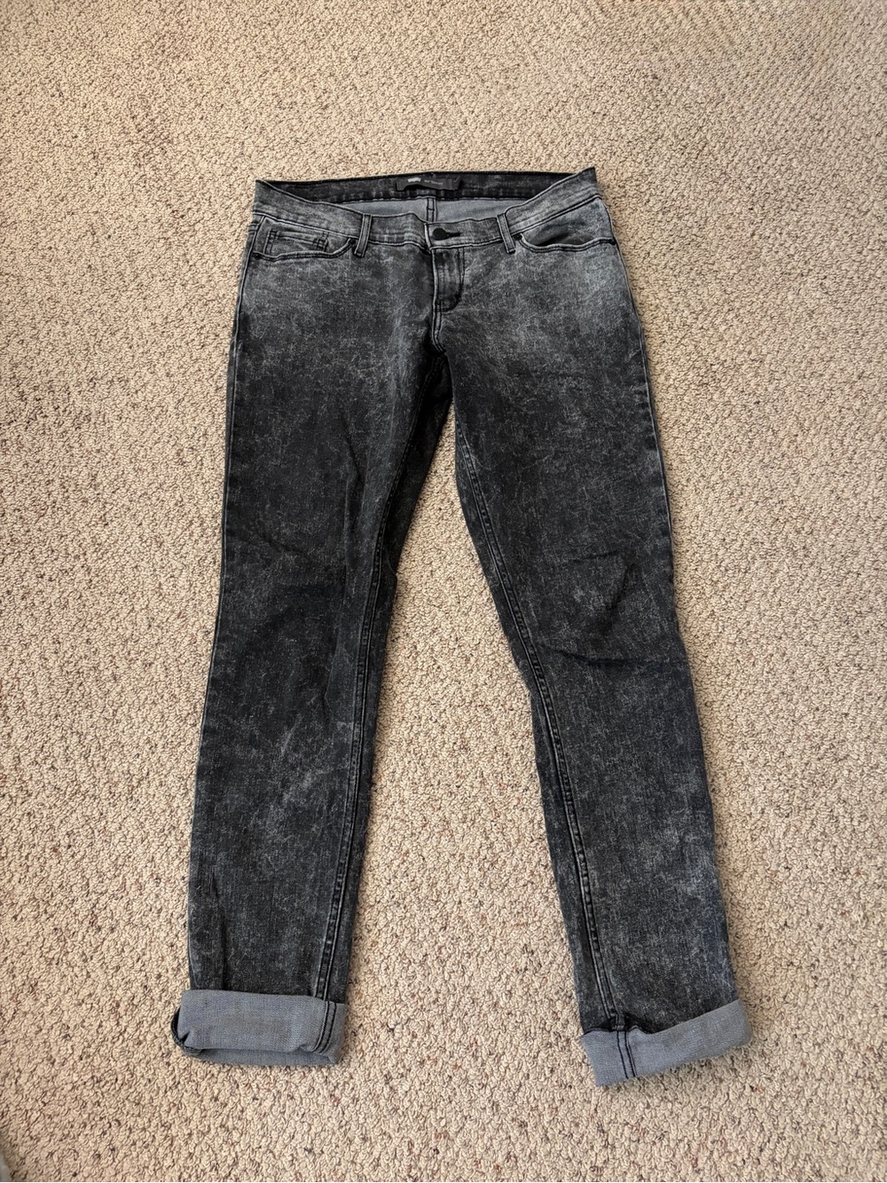 Levi's 524™ Skinny Black Acid Wash Jeans